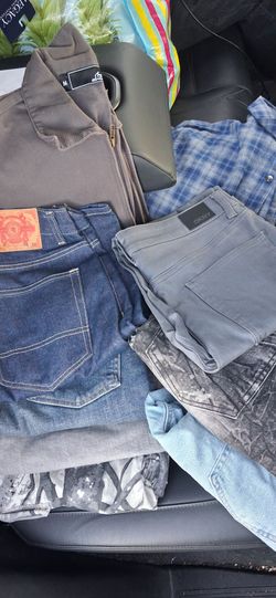 Mixed Clothing Bundle – Jeans, Jacket & Shirt