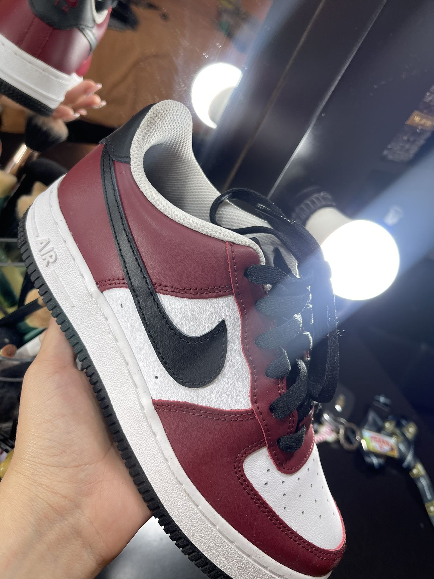 Nike Air Force 1 LV8 Maroon for Sale in Mercedes, TX - OfferUp