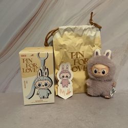 Authentic PopMart Labubu Pin For Love  — Confirmed “M”