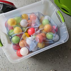 Bag of Plastic Balls For Pool