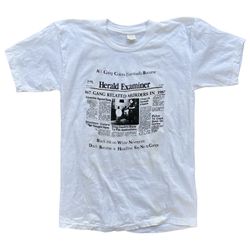 Vintage 80s Los Angeles Say No To Gangs Shirt Size XL