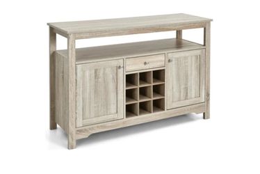 Farmhouse Wine Bar Cabinet with Storage