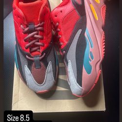 Adidas Yeezy 700 Hi-Res Red Size 8.5 Used