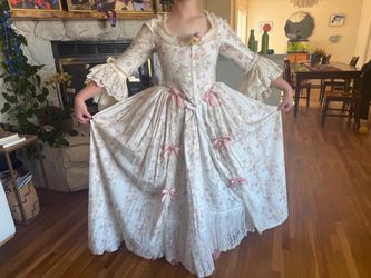 18th Century Reenactment Ball Gown for Renaissance Fair Costume Halloween