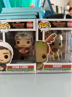 Guardians of the galaxy Christmas edition Funkos