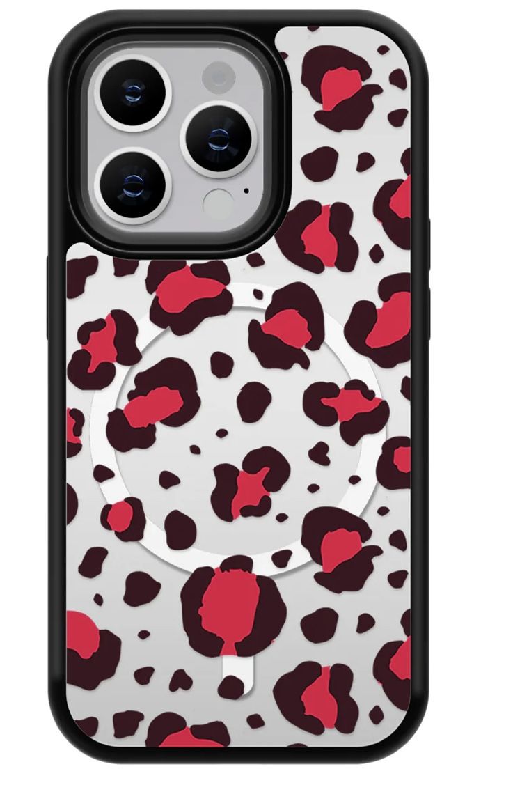 Leopard Series Mirror iPhone 15 Pro Max 6.7” Case MagSafe Compatible