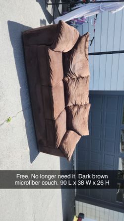 Free Dark Brown Couch