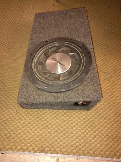 Old school 12" pioneer Sub w/Box