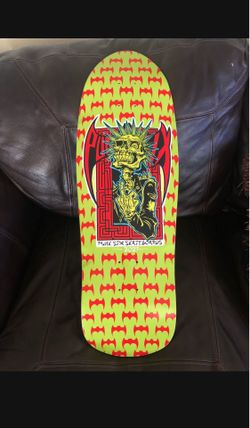 Steve Caballero Spoof FU Skateboard Deck  Punk Stix Pool Vert Shape New in poly bag