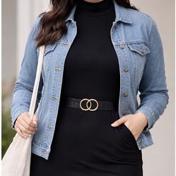 H&M Classic Black Long Sleeve Dress (L) - Never worn