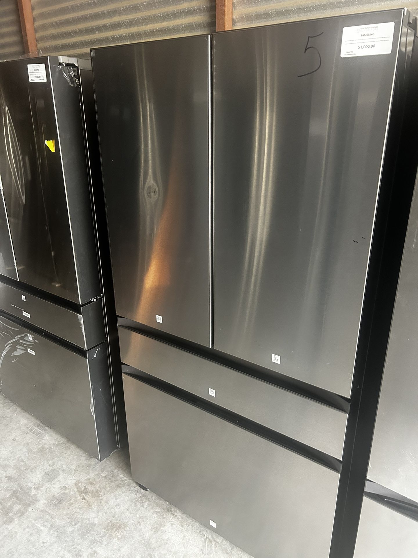 ⭐️BRAND NEW STAINLESS STEEL 4 DOOR SAMSUNG BESPOKE REFRIGERATOR ⭐️