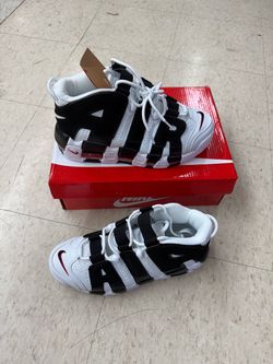 Nike Air More Uptempo White Black Sneakers