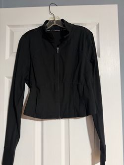 Fabletics Black Full-Zip Jacket