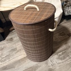 Bamboo Frame Laundry Hamper