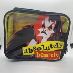 Absolutely Beastly Black and Yellow Women’s Cosmetic Makeup Bag Wet N Wild NWT