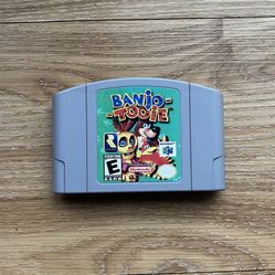 Nintendo N64 Banjo Tooie tested and working !  