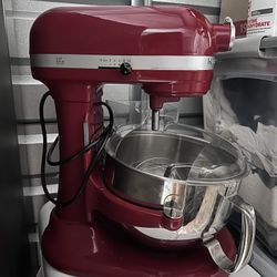 🧁 Batidora de Pedestal KitchenAid – 6 Qt (Color rojo)