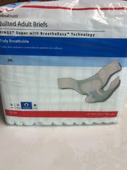 One Package Of Adult Wing Briefs Male/Female XXL