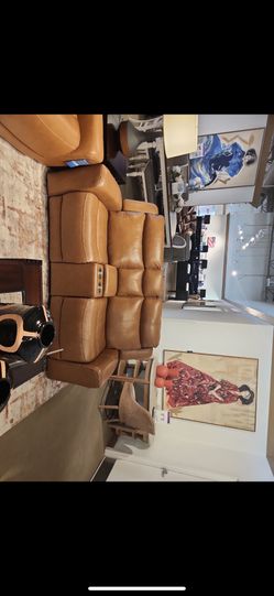 Davidson Leather Dual Power Reclining Love Seat