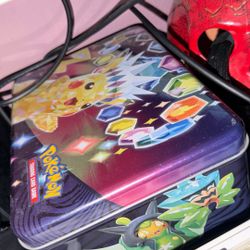 Pokemon tin Lunch Box Empty 