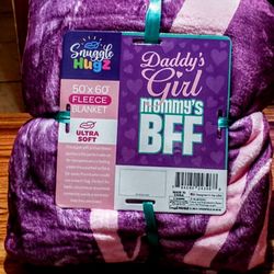 Daddy's Little Girl Fleece Blanket 