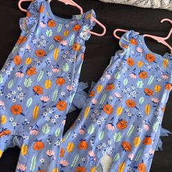 Cat & Jack Girls Matching Bodysuits 