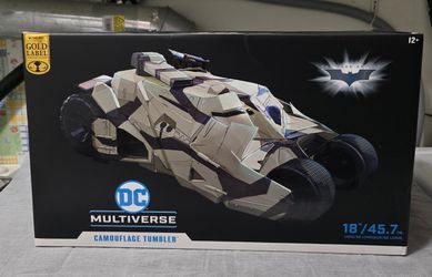 McFarlane DC Multiverse Camouflage Tumbler Batman - Dark Knight Rises Gold Label