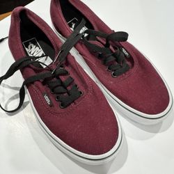 Burgundy Vans