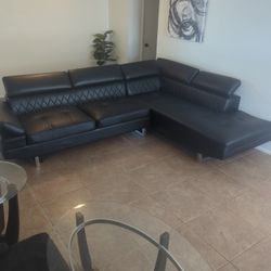 Leather Sectional
