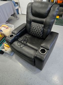 Power reclining, chair.