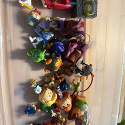 Bundle Of Loose Toys, Vintage Like Scooby Doo & Shrek