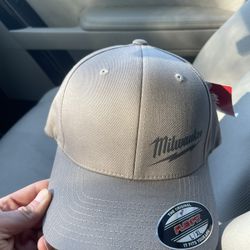 L/XL Grey Milwaukee Hat