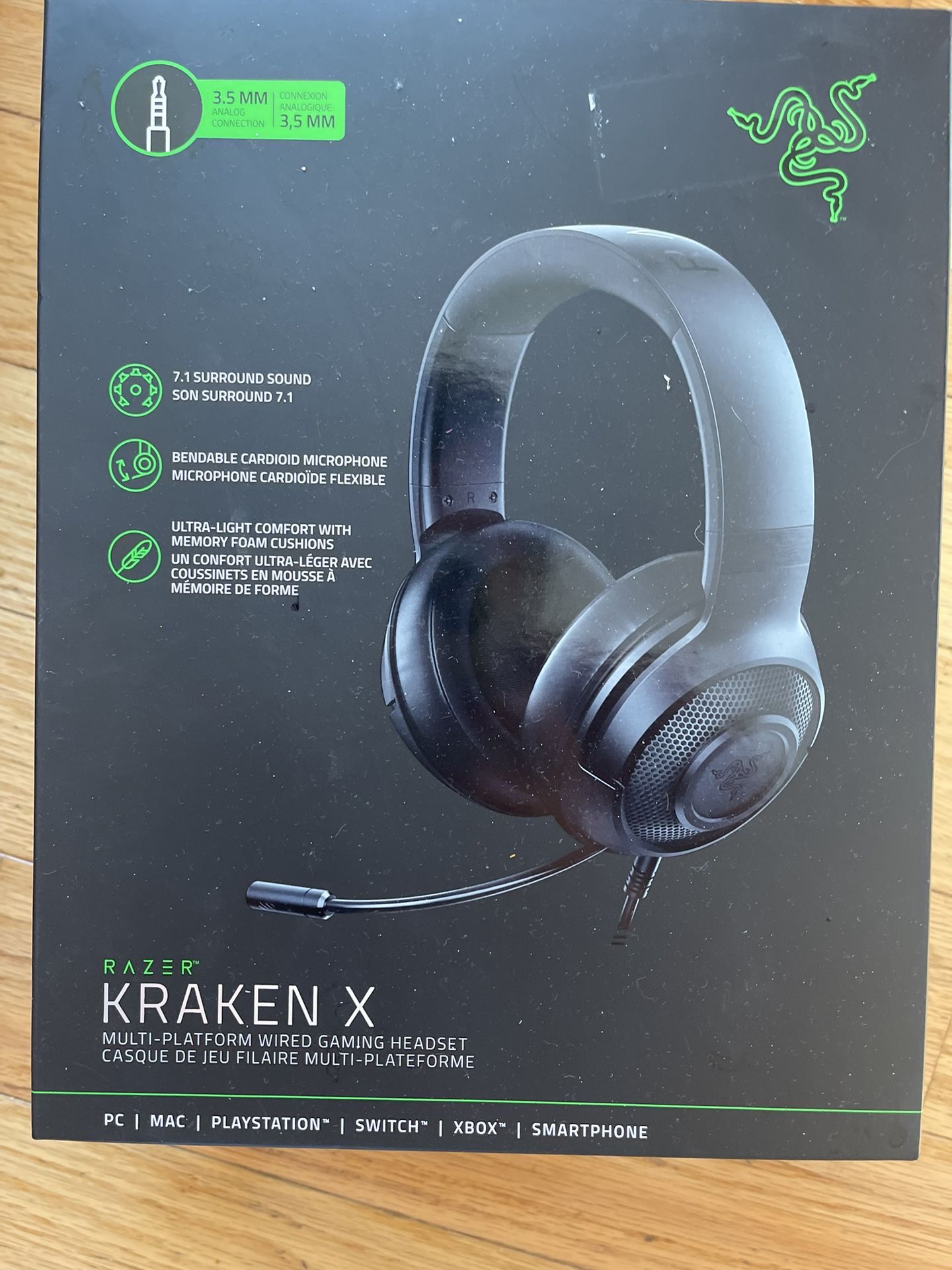 Razor Kraken x gaming headphone