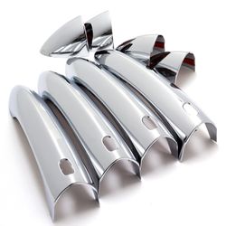 For 2016-2019 Chevy Cruze Mirror Chrome Door Handle Cover Trim W/4-Smart Keyhole -(2-DHC-1943