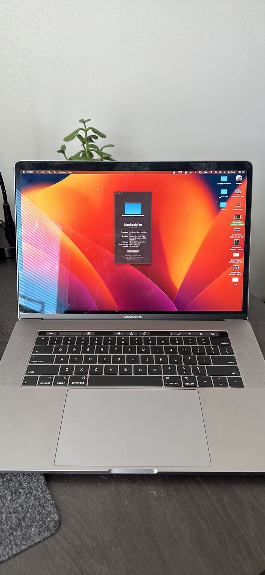 MacBook Pro i9 16gb ram (2019) 512gb