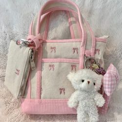 Bow Mini Tote / Crossbody Bag 🎀