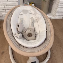 Maxi-Cosi Cassia Baby Swings for Infants: Baby Swing with Music, Lightweight & Foldable Baby Swing, 360 Rotation Infant Swing, Classic 