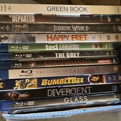 15 Movies DVD/BluRay See Info Below 👇 