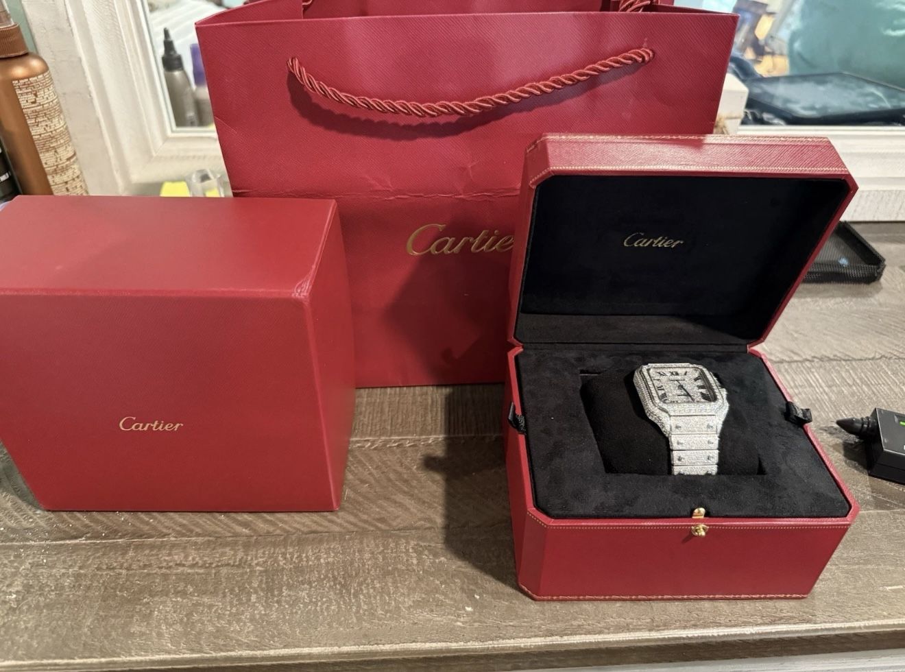 VVS1 Cartier Moissanite Watch