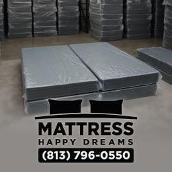 King Size BOX SPRINGS Foundation for Mattress New Of Factory With it’s Plastic Available In All Size Delivery Same Day