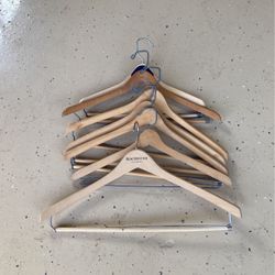 7 Solid Wood Suit Hangers