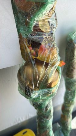 Thanksgiving decoration pumpkins broom stick , hobby lobby brand, 3 set for $38