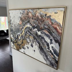 Gold Natural Mixed Media Wall Art