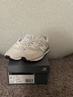 New Balance 574 Little Kids Grey/White Sneakers size 12