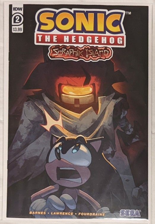 Sonic The Hedgehog IDW Comics Scrapnik Island #2 Scholastic Variant