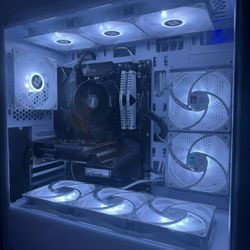 White Mid-Range Budget Gaming PC | Ryzen 5 3600x + Gtx 1650