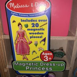 New Melissa & Doug Magnetic Princess Dress Doll