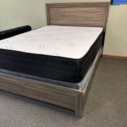 New Queen, Size Bed With Mattress, Including Free Delivery Pay Upon Arrival