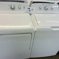 GE washer and dryer with 30 day warranty