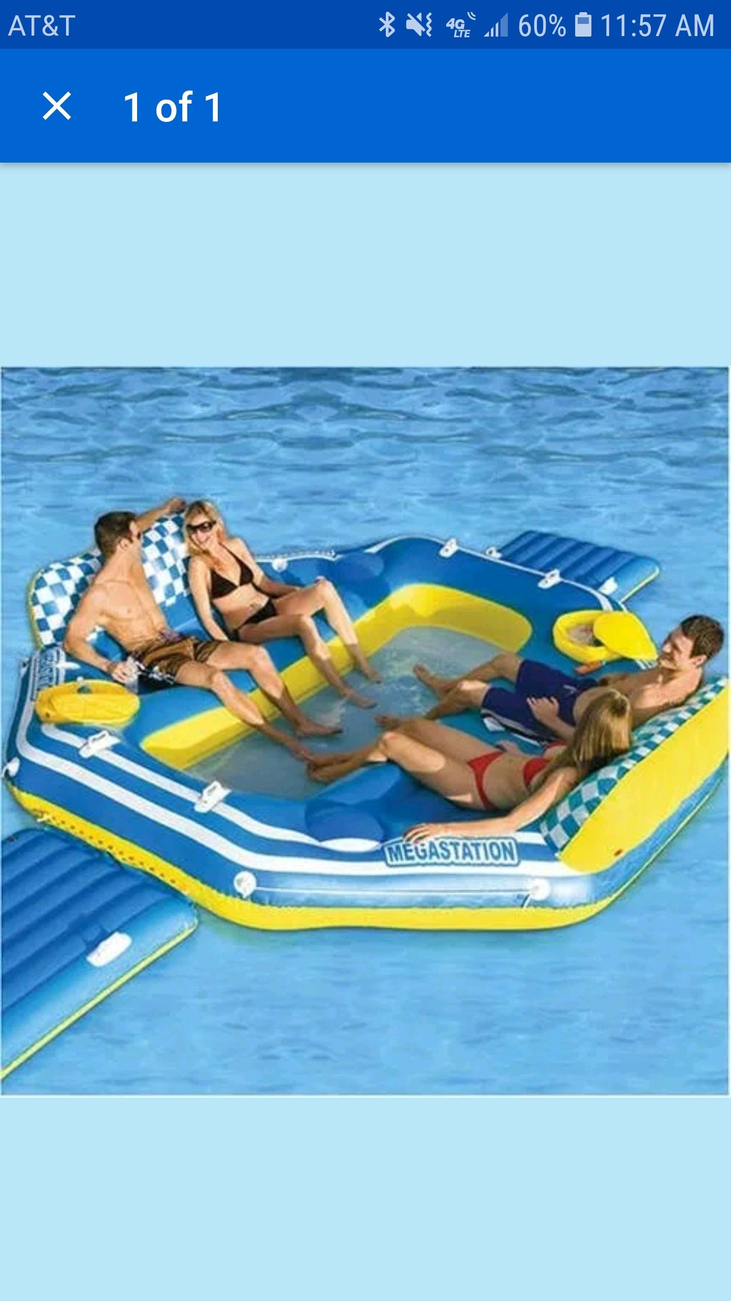 Mega station paradise island float